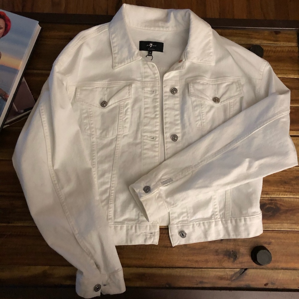 Medium white jean jacket